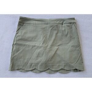 Fit Sight Skirt Women's Performance Scallop Color Green Size PXL